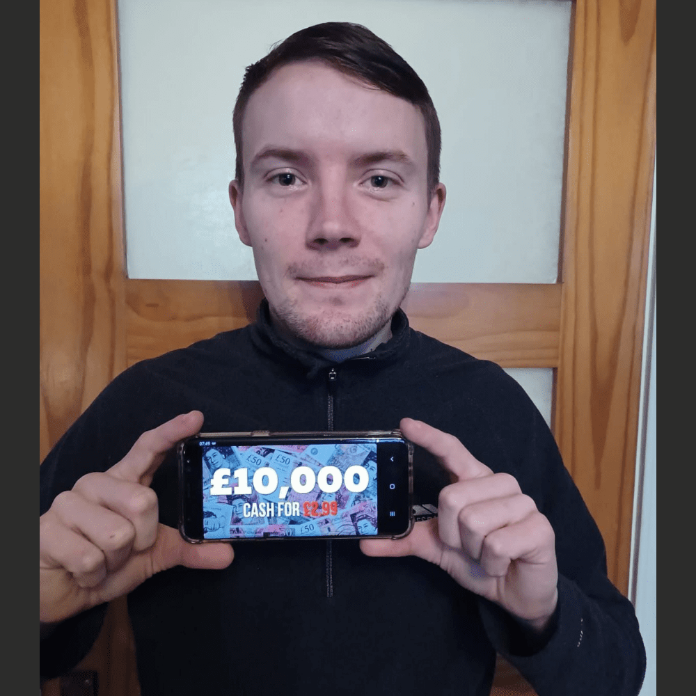 Sunday’s £10,000 Cash for £2.99