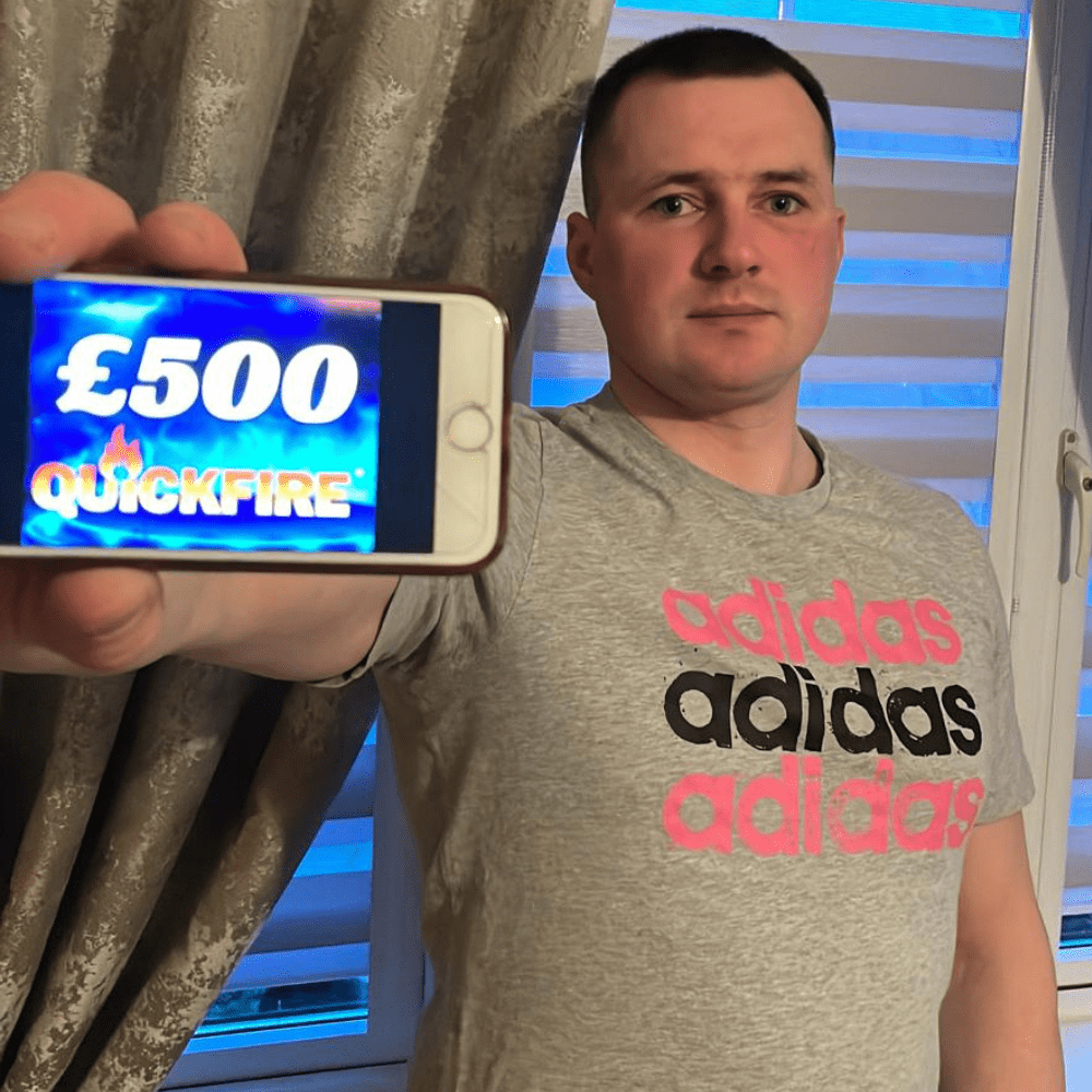 Wednesday’s Quickfire £500 for £20