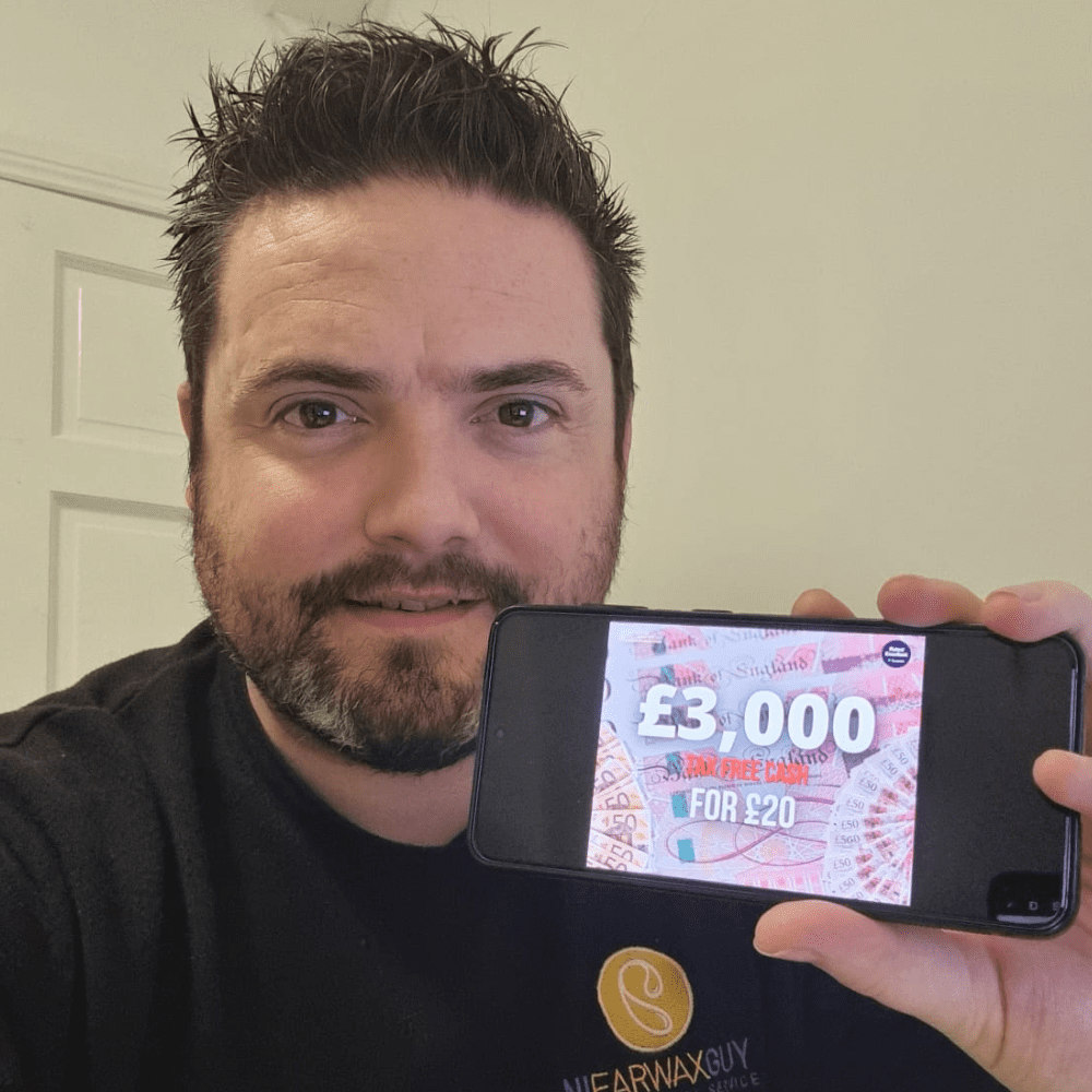 Thursday’s £3,000 For £20