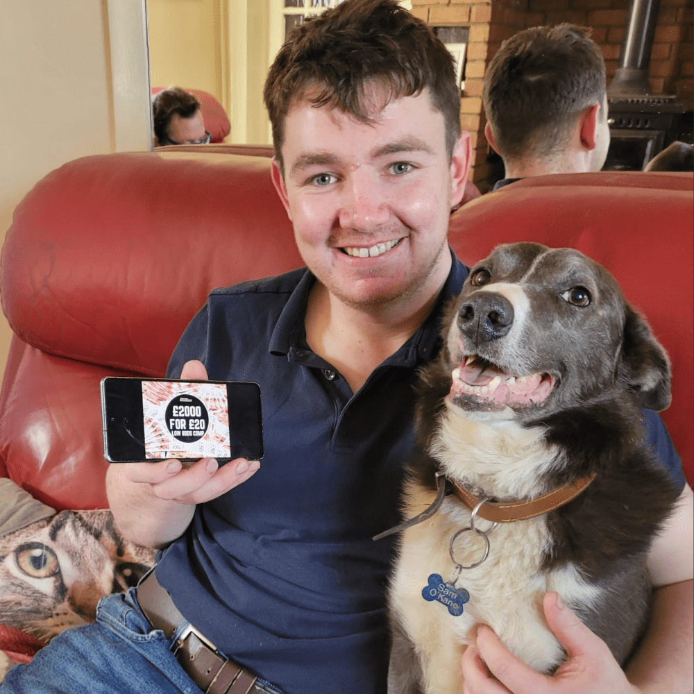 Sunday’s £2,000 For £20