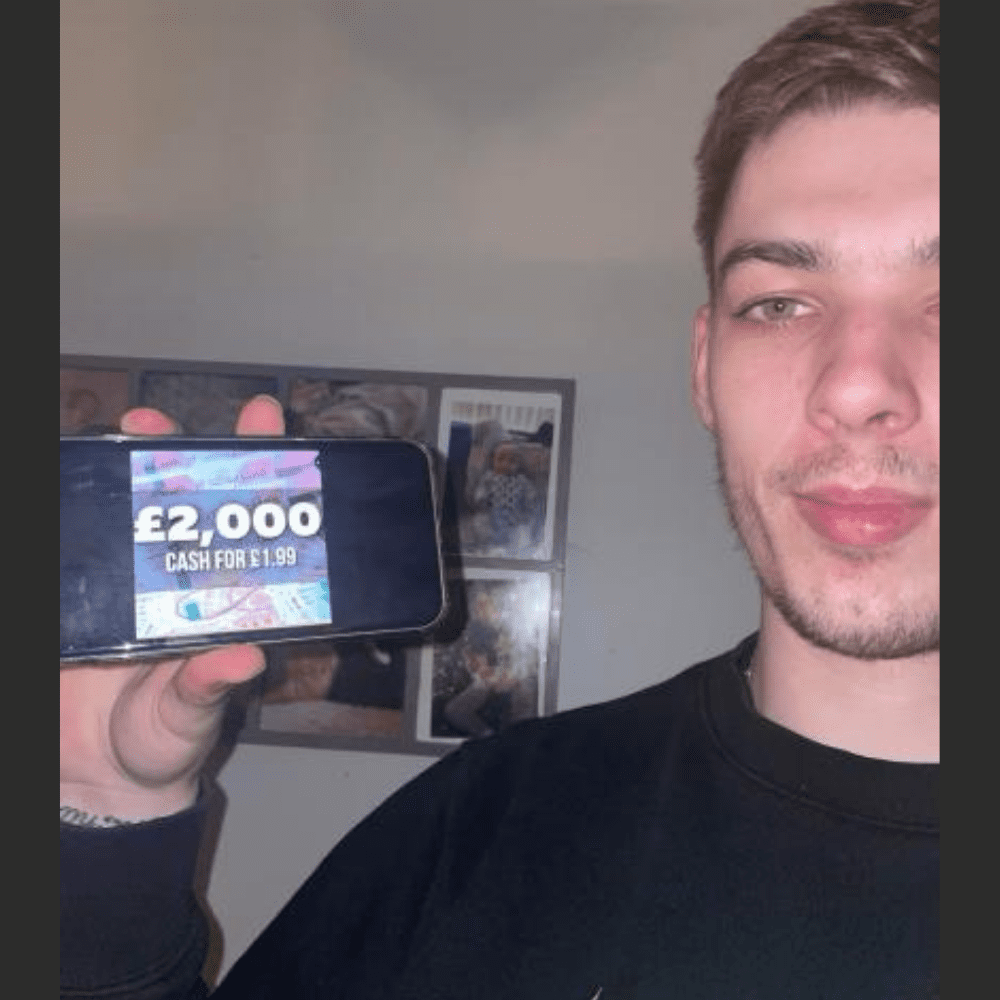 Tuesdays £2,000 Cash For £1.99