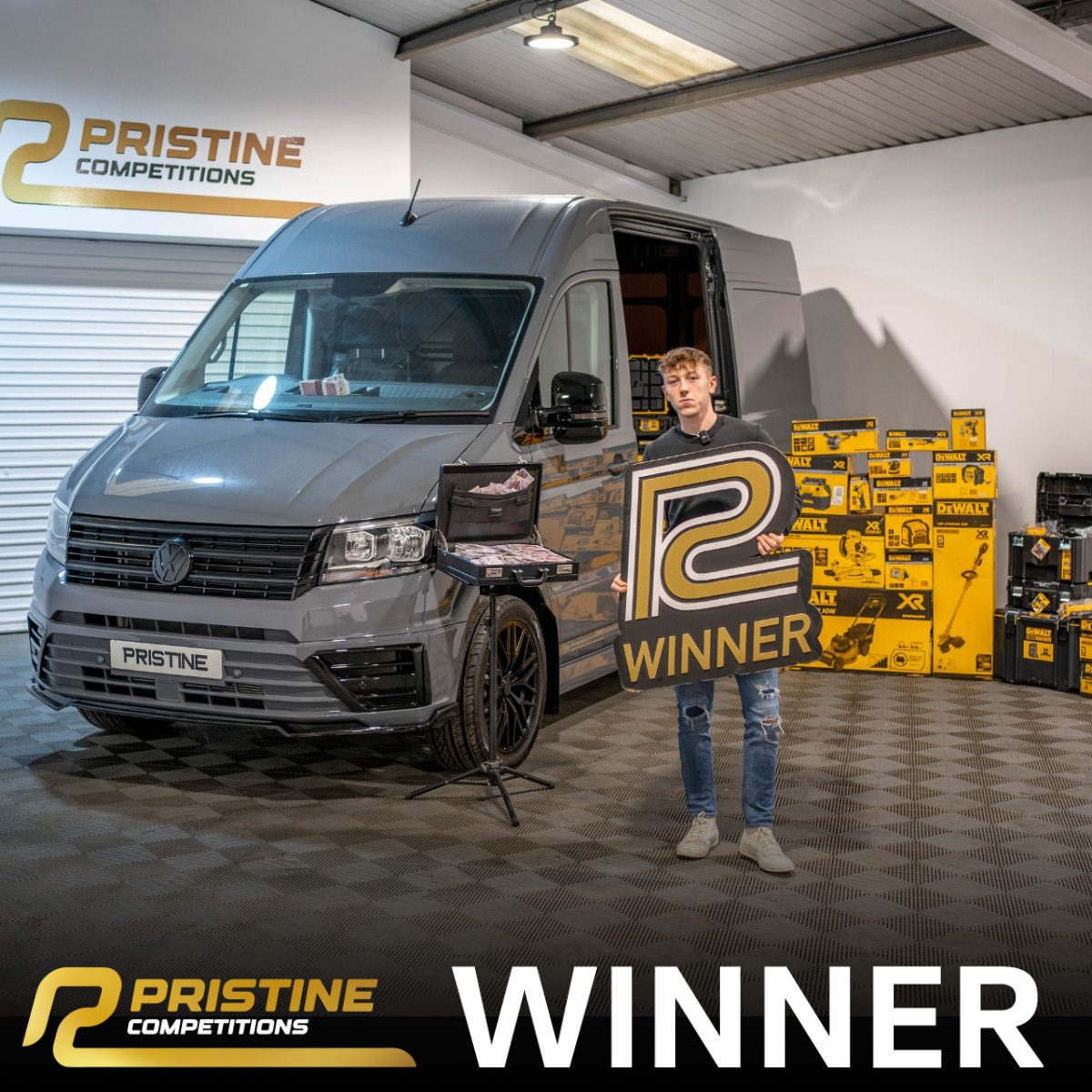 Brand New 2023 Volkswagen Crafter & Dewalt 30 Piece Power Tool Kit