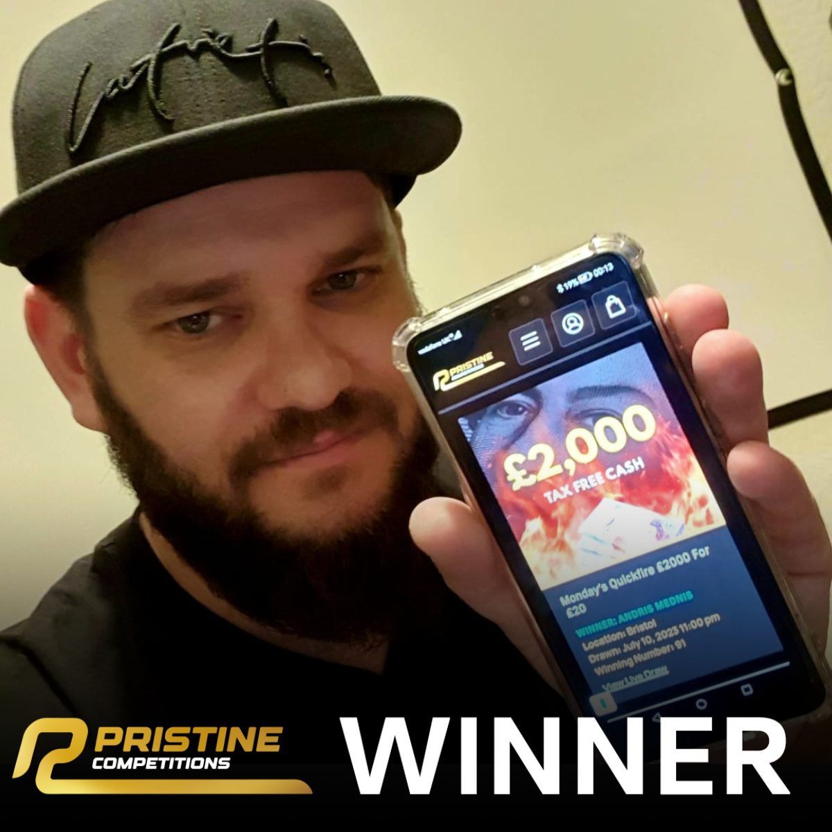 Monday’s Quickfire £2000 For £20