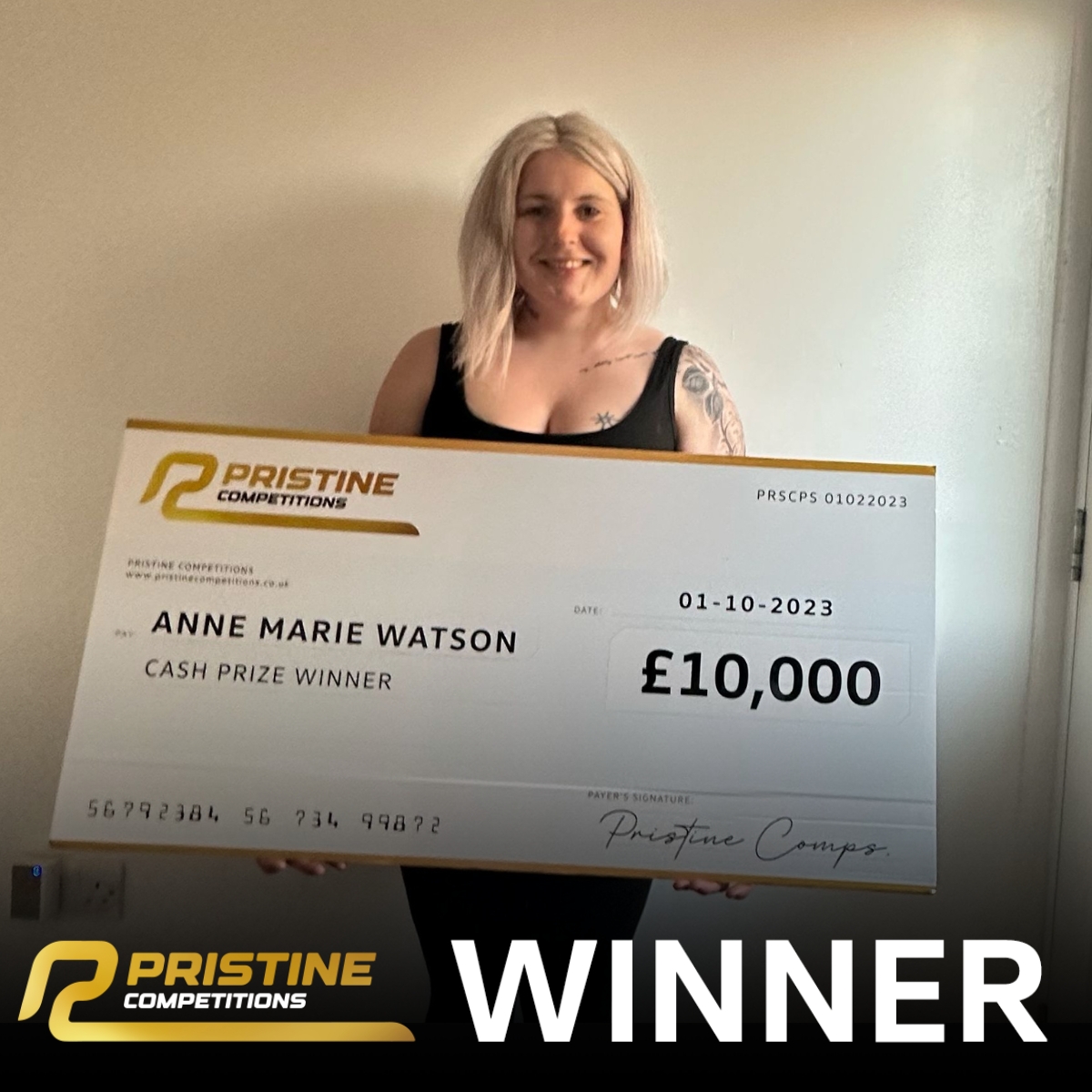 Sunday’s £10,000 for 49p