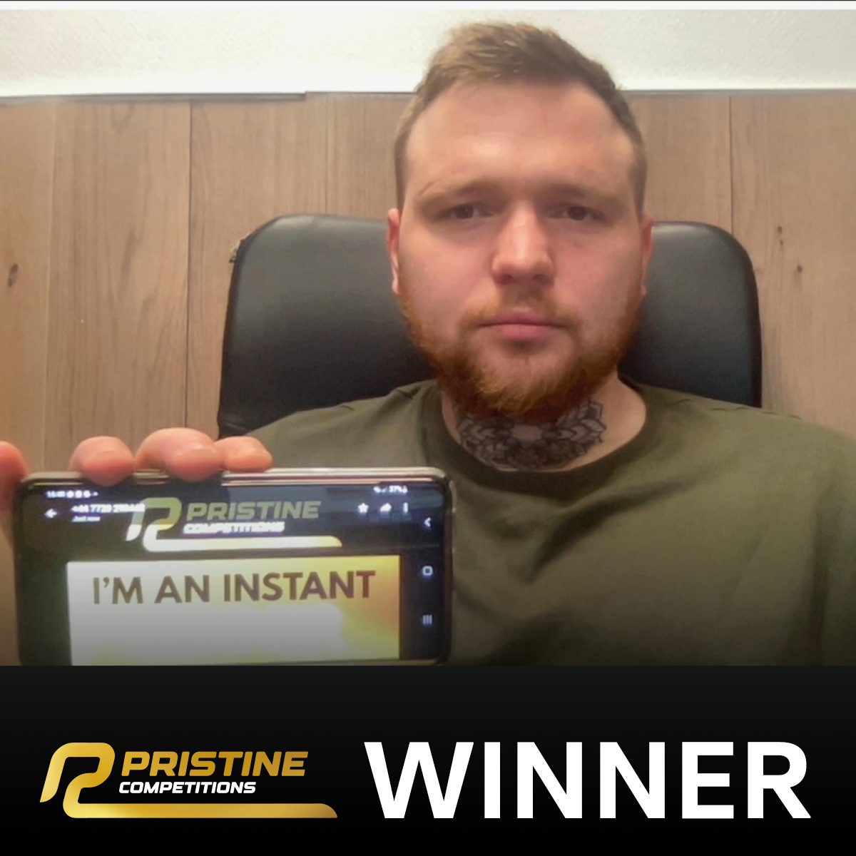 Instant Win: £200 Pristine Cash