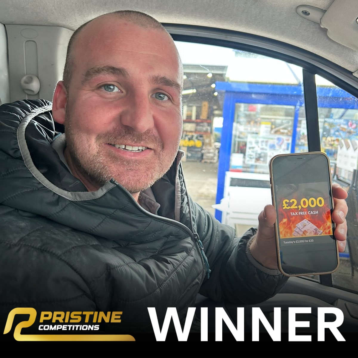 Tuesday’s £2,000 For £20