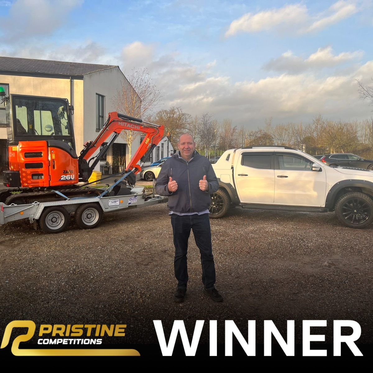 2019 Mercedes X250D & 2019 Hitachi ZX26U Package