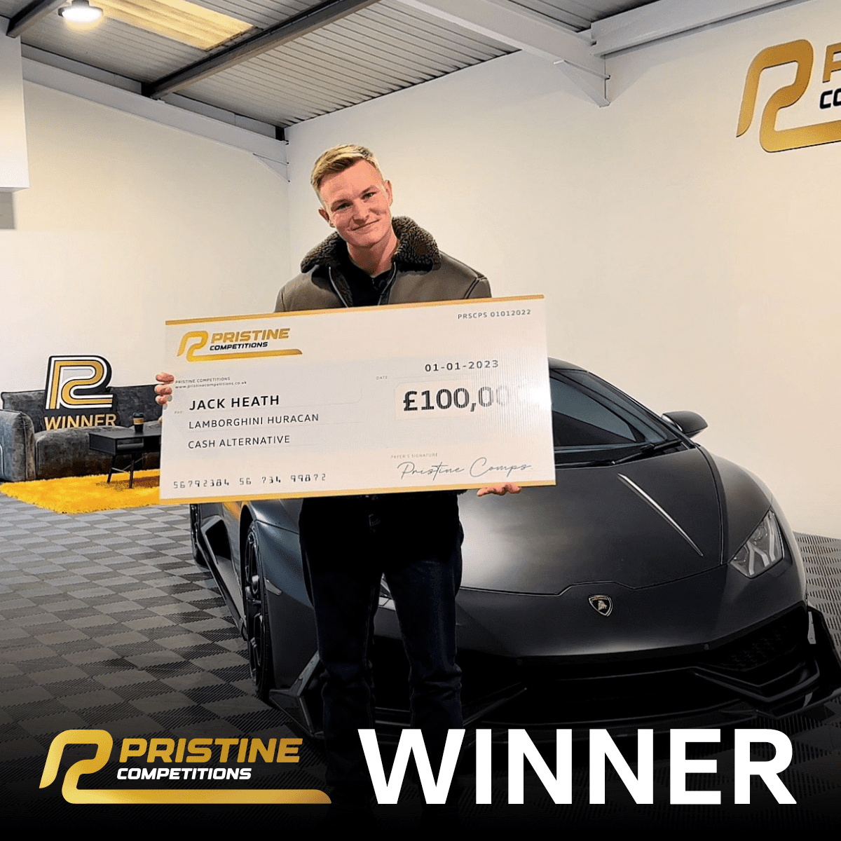 Lamborghini Huracan LP610-4 or £100,000 Tax Free Cash