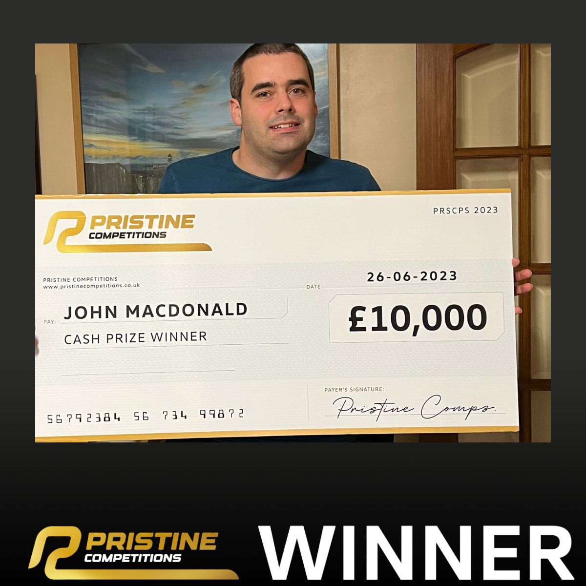 Monday’s £10,000 for 15p