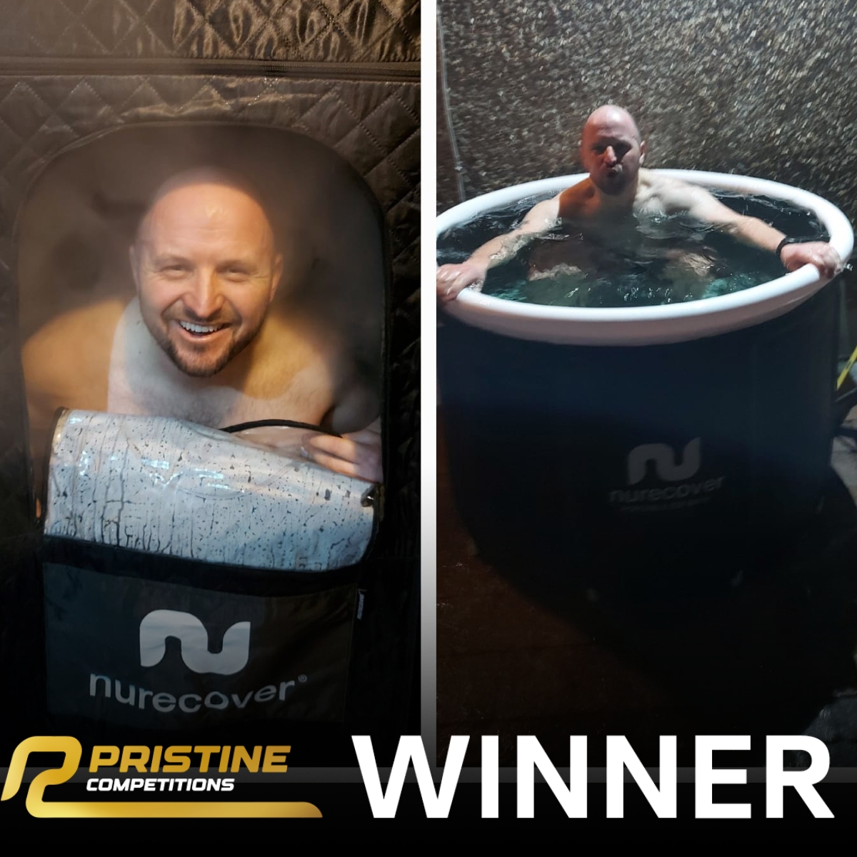 Nurecover Tropic Home Steam Sauna + Portable Ice Bath Pod Xl