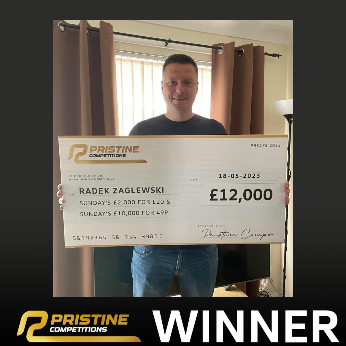 Sunday’s £10,000 for 49p