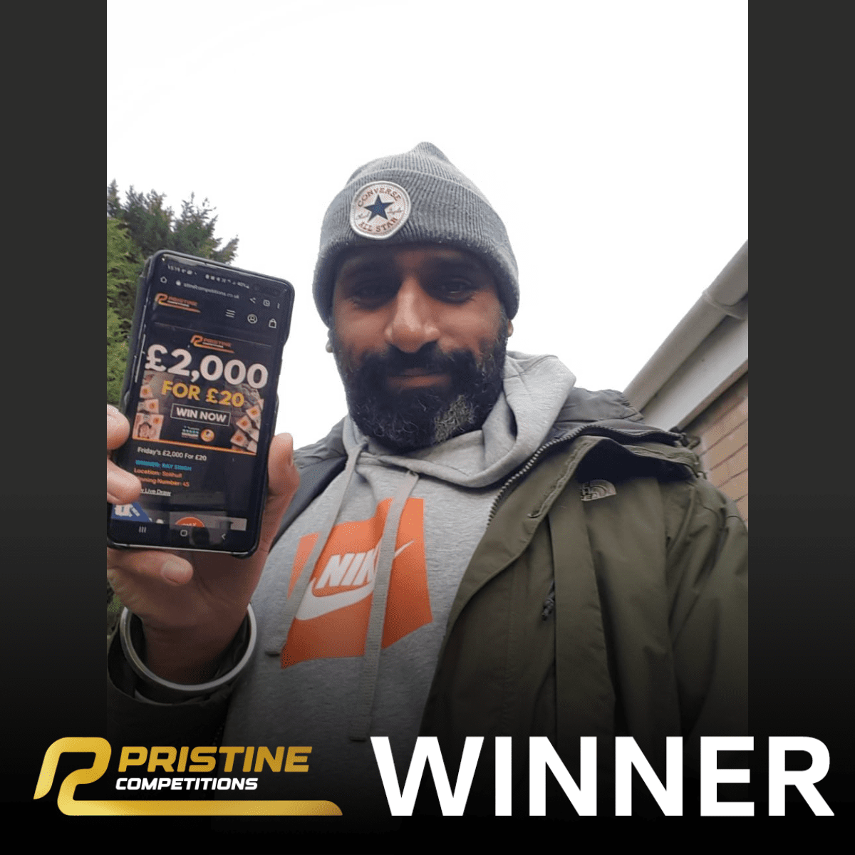 Monday’s £2,000 For £20