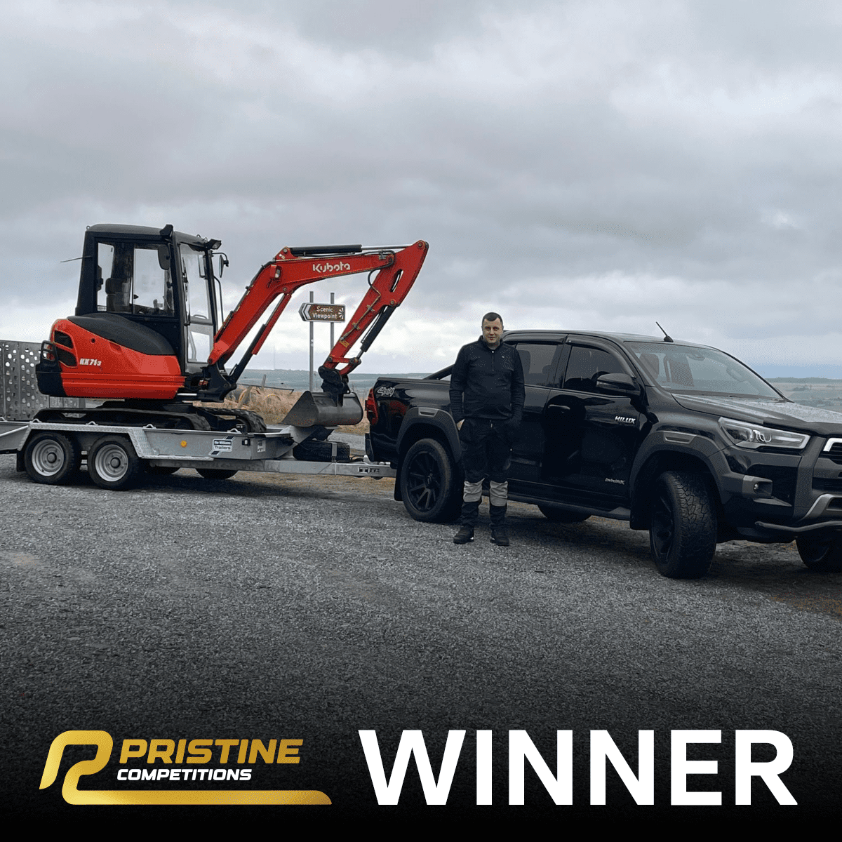 2021 Toyota Hilux Invincible X D4D & 2017 Kubota Package or £40,000 Tax Free Cash