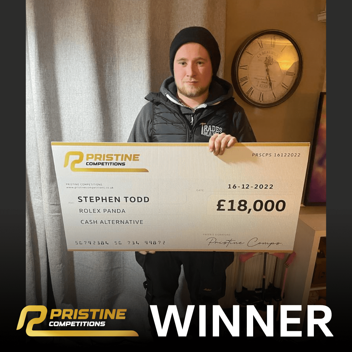 2019 Rolex Daytona ‘Panda’ or £18,000 Tax Free Cash