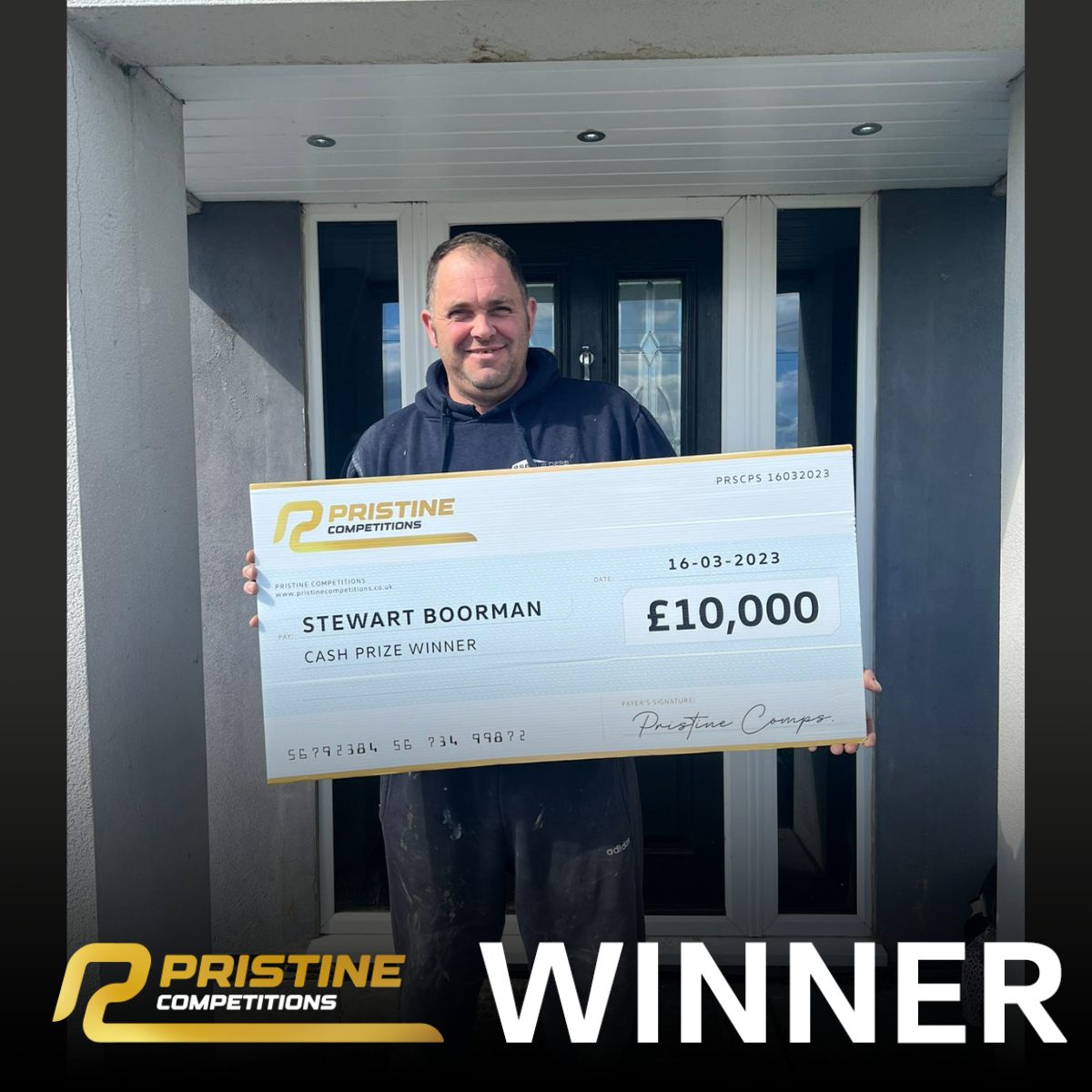 Thursday’s Triple Cash Draw ( £15,000 Prize Pot ) £10,000 Winner