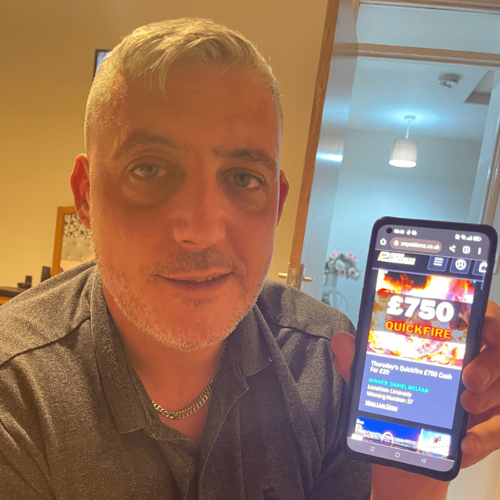 Thursday’s Quickfire £750 Cash For £20