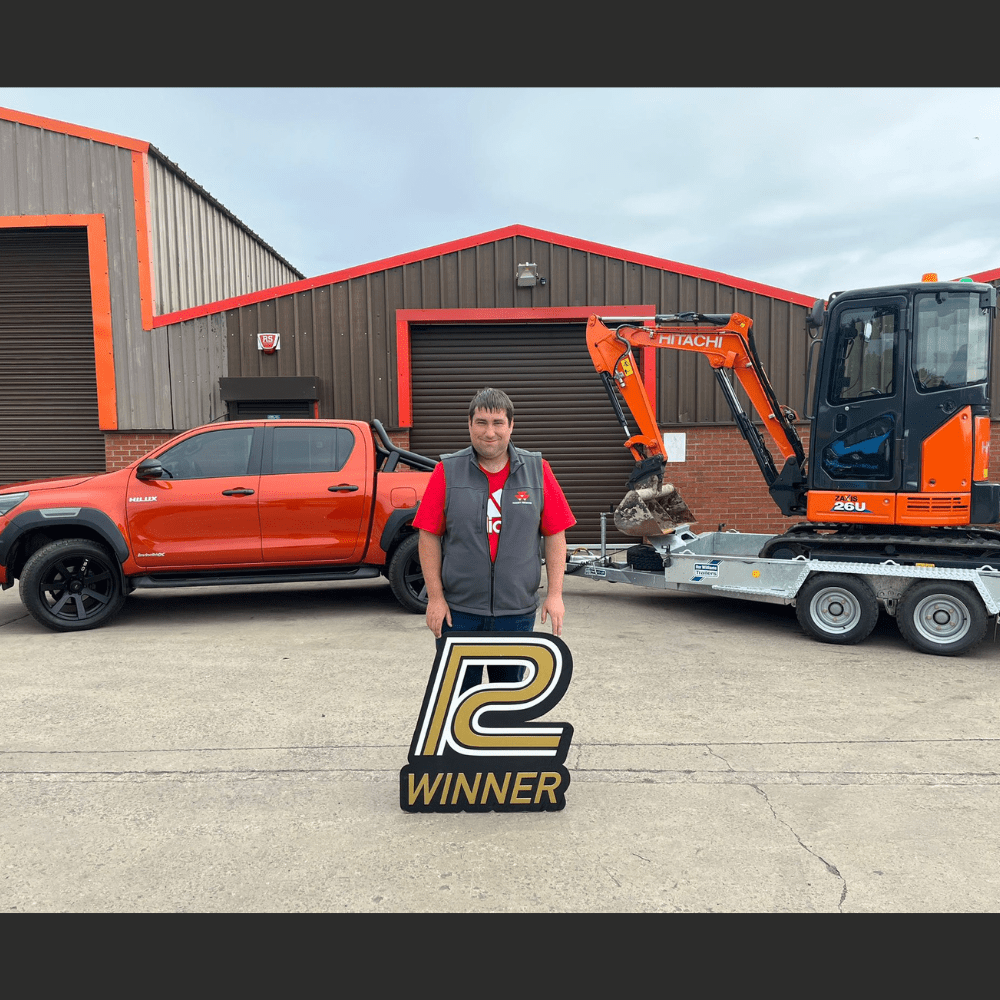 2021 Toyota Hilux & 2018 Hitachi Bundle or £45,000 Tax Free Cash