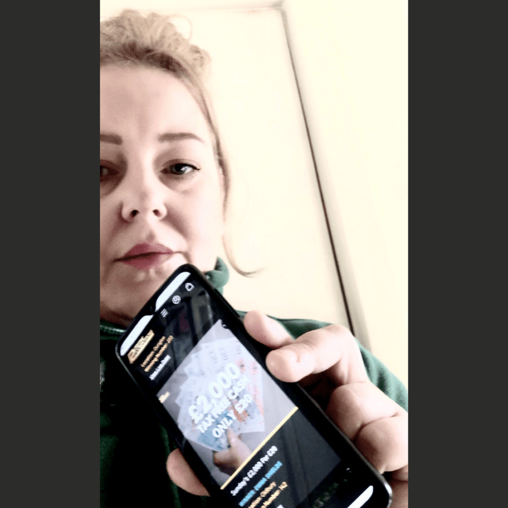 Sunday’s £2,000 For £20