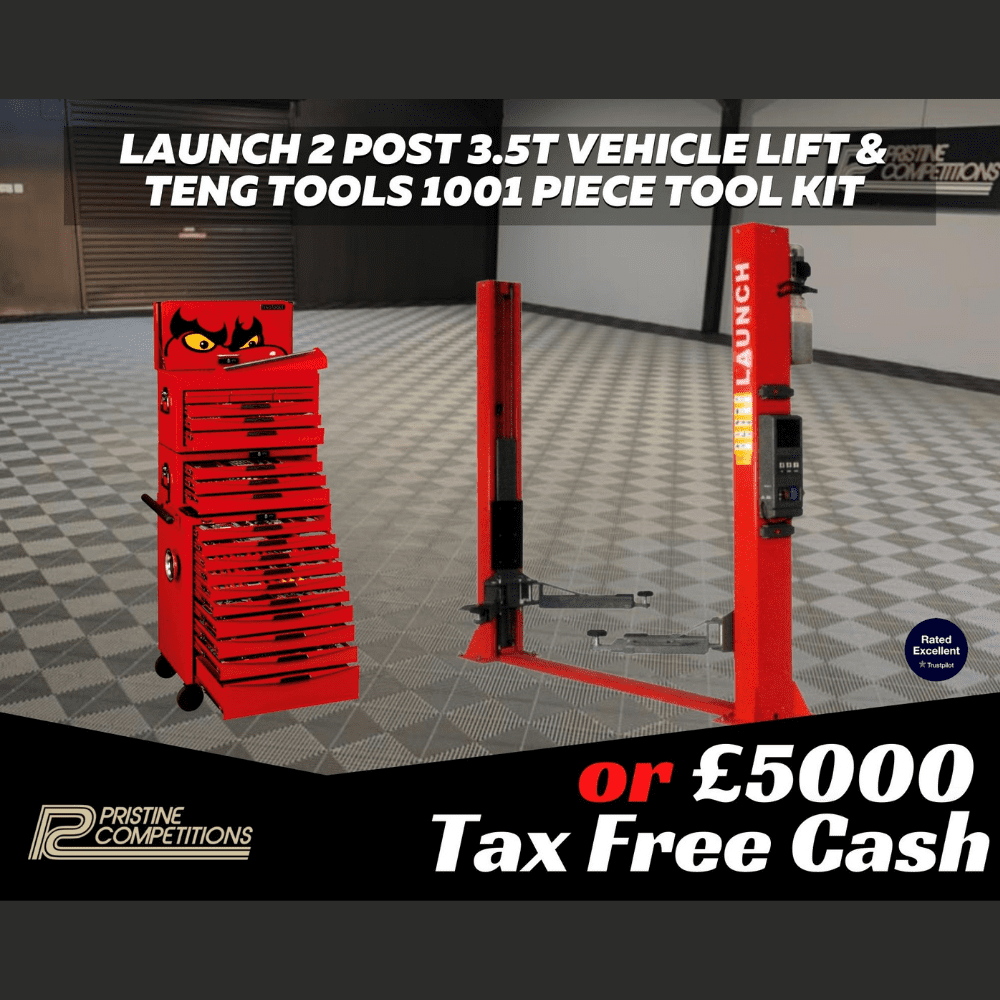 LAUNCH 2 Post 3.5T Vehicle Lift & Teng Tools 1001 Piece Tool Kit or £5000 Tax Free Cash