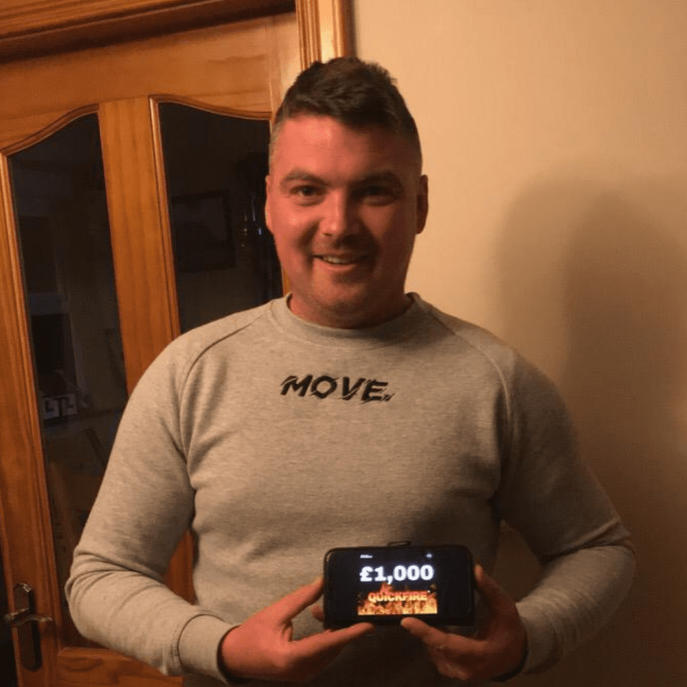 Tuesday’s Quickfire £1000 Cash For £20