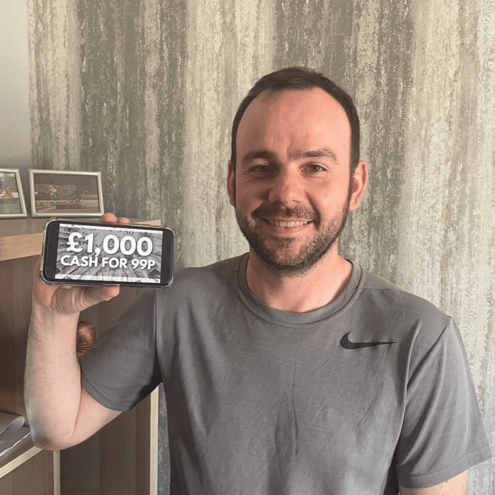 Thursday’s £1,000 Cash For 99p