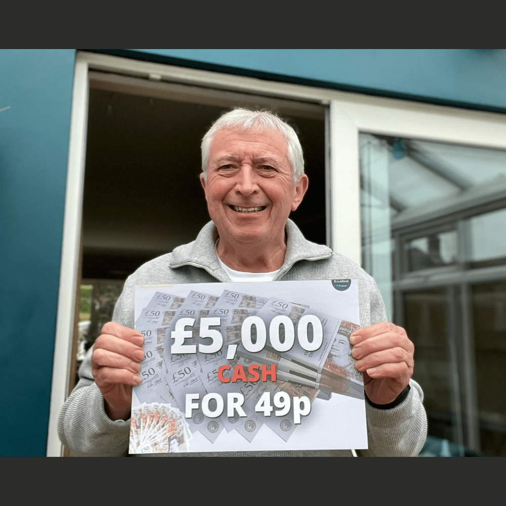 Wednesday’s £5,000 Cash for 49p