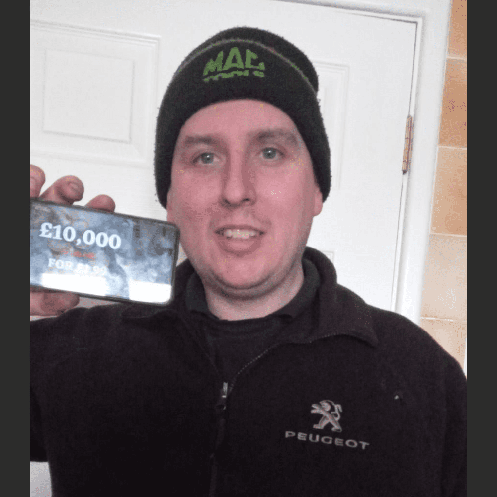 Sunday’s £10,000 Cash for £1.99