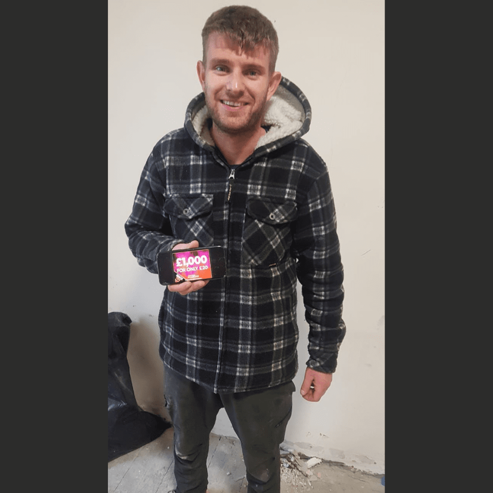 Tuesday’s Quickfire £1000 Cash For £20