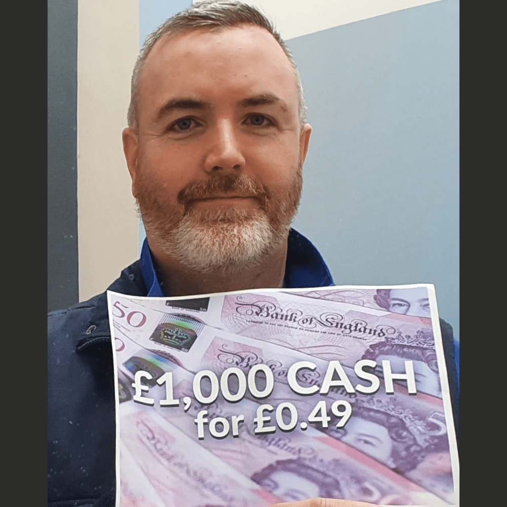 Thursday’s £1,000 Cash for 49p