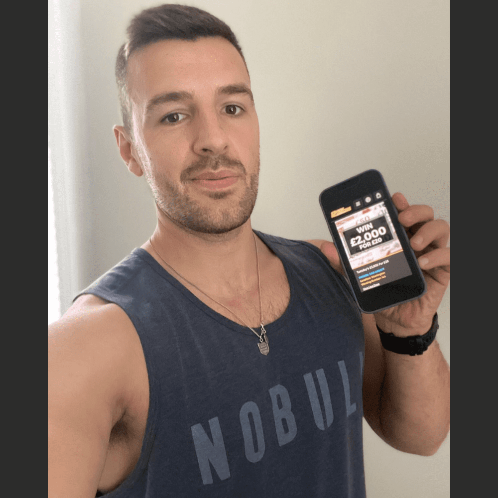 Tuesday’s £2,000 For £20