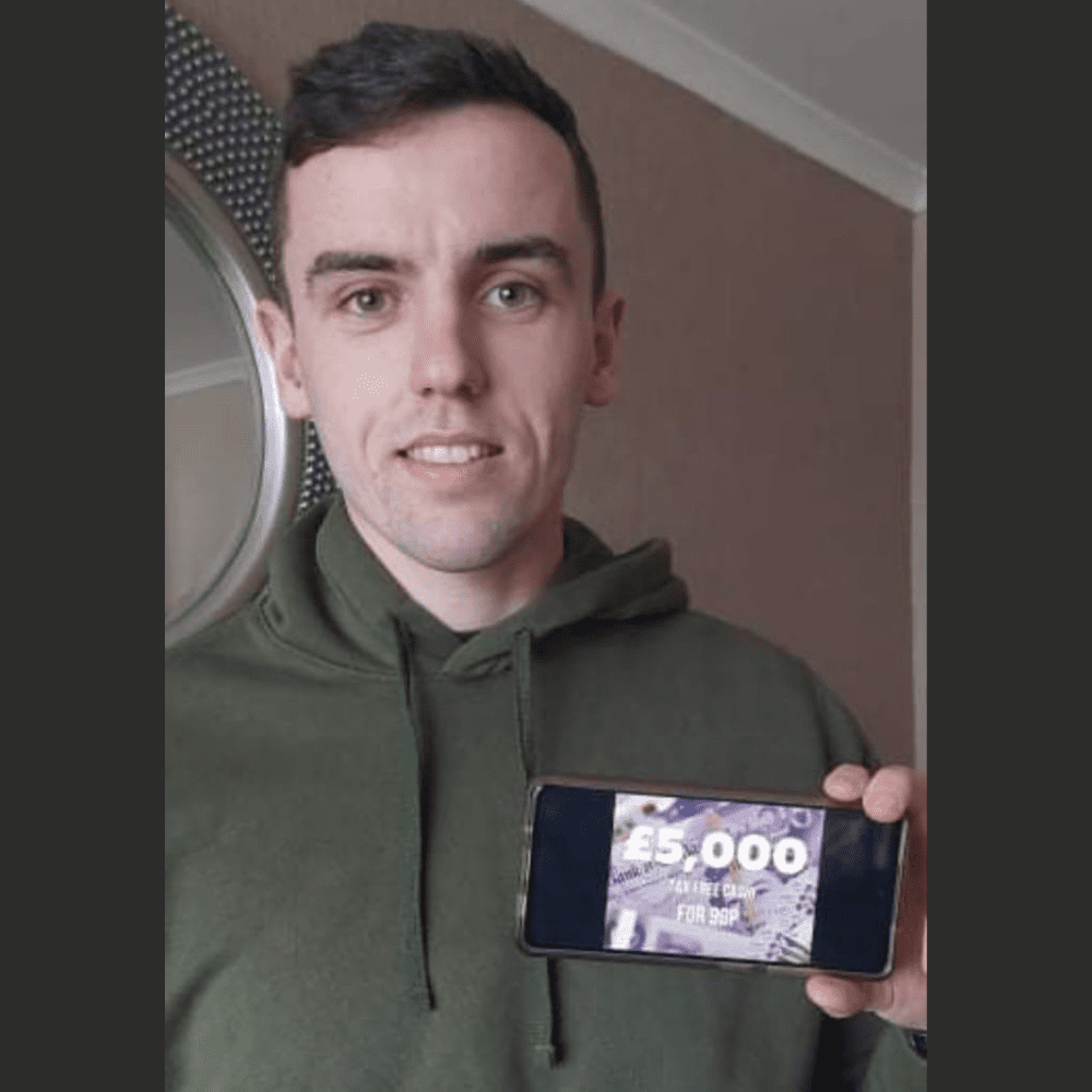 Wednesday’s £5,000 For 99P